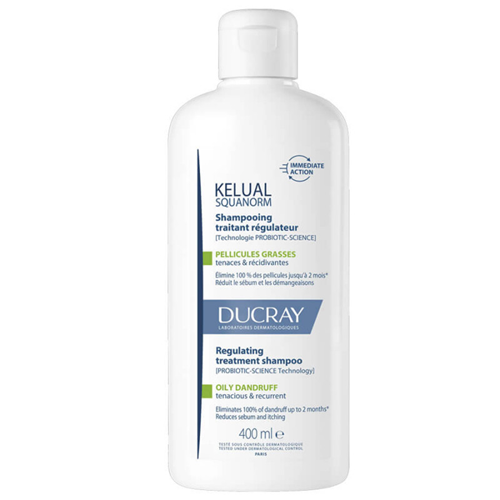 Ducray Kelual Squanorm šampon protiv masne peruti 400 ml