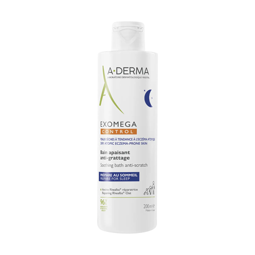 A-Derma Exomega Control umirujuća noćna kupka 200 ml