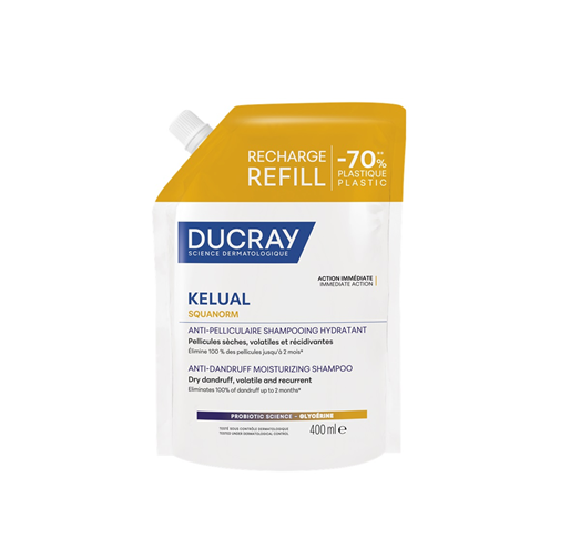 Ducray Kelual šampon protiv suhe peruti refill 400 ml