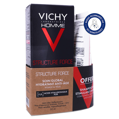 Vichy structure force anti-aging tretman + dercos šampon