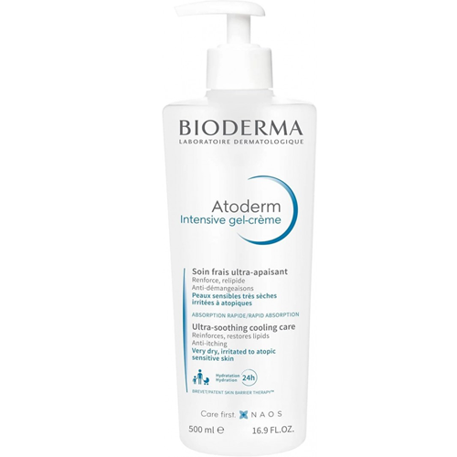 Bioderma Atoderm Ultra-Soothing Cooling Care Intensive Gel-krema 500 ml