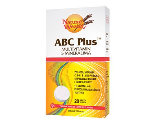 Natural wealth abc plus šumeće tablete 09/2026