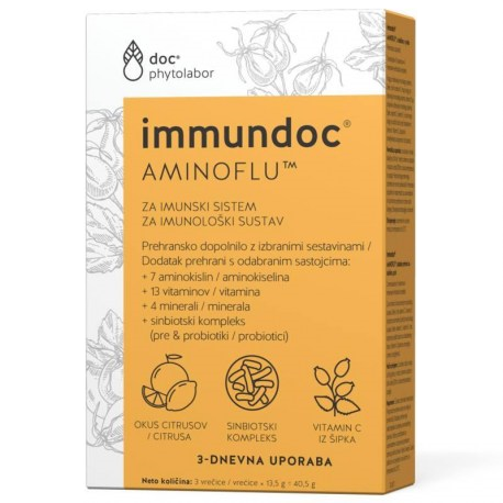 Immundoc AMINOFLU za poticanje imunološkog sustava 3 kom. 08/2026