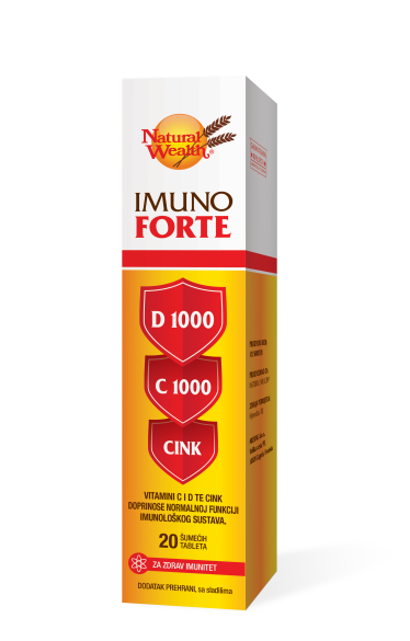 Natural wealth imuno forte d-c-cink 20 šum. tbl.