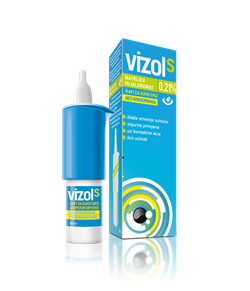 Vizol s 0,21% kapi za oči 10 ml