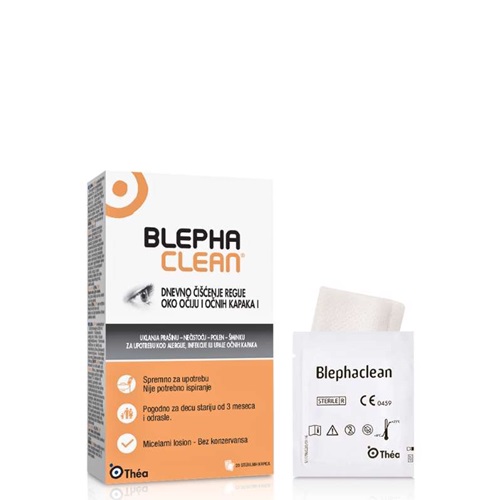 BlephaClean sterilne maramice za vjeđe 20 kom 06/2026