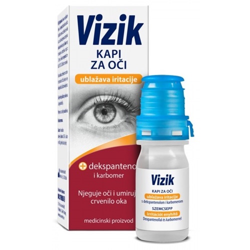 Vizik kapi za oči za ublažavanje iritacija 10 ml 09/2026