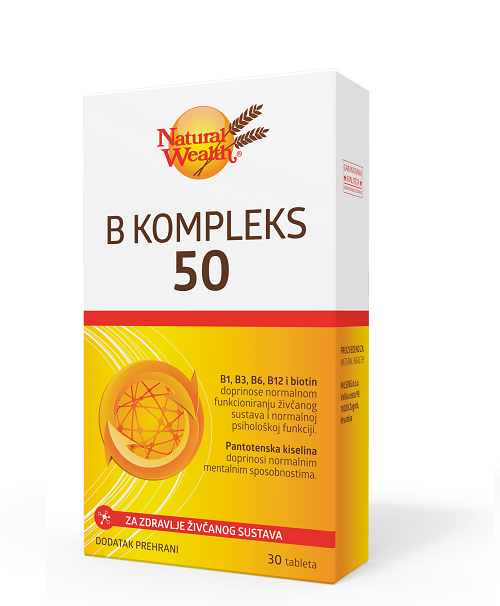 Natural wealth b-kompleks 50, kaps. 30 05/2026