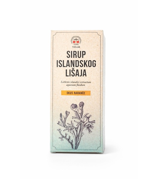 Sirup islandskog lišaja okus naranča 200 ml