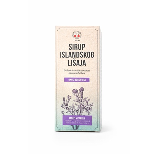 Sirup islandskog lišaja okus borovnica 220 ml