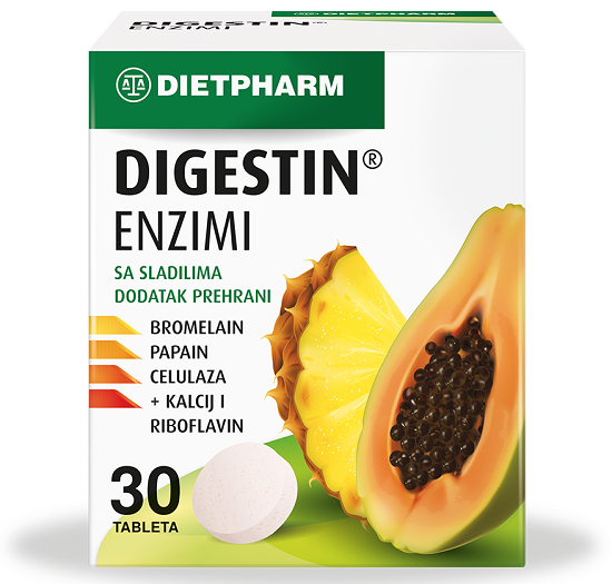 Dietpharm digestin enzimi 30 tbl. 09/2026