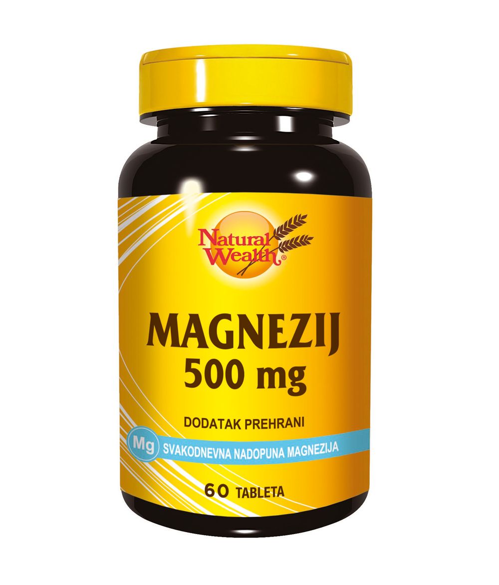 Natural wealth magnezij 500 mg