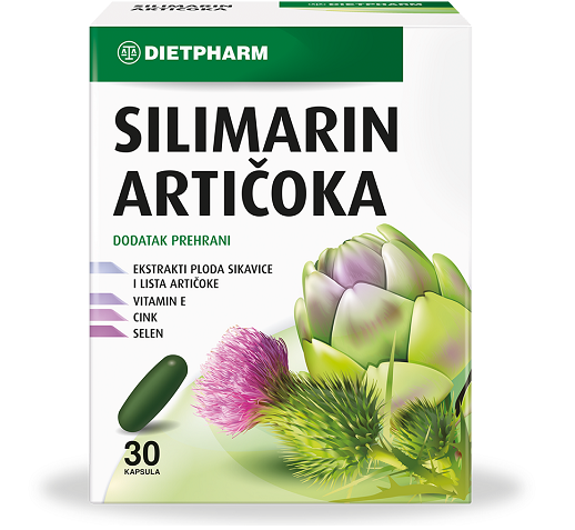 Dietpharm silimarin + artičoka 30 kaps.