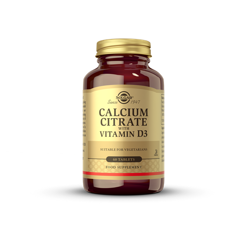 Solgar Kalcij Citrat+Vitamin D3 60 tbl.