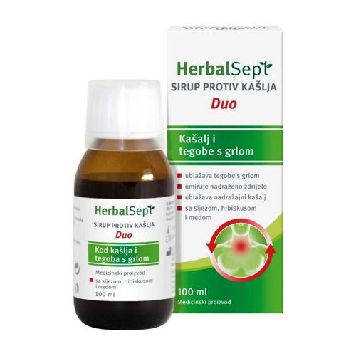 Herbalsept sirup protiv kašlja duo 100 ml