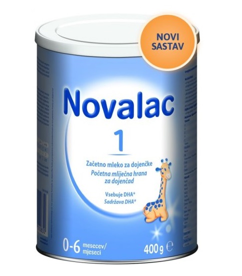 Novalac 1 400 g - nova formula! OŠTEĆENA AMBALAŽA