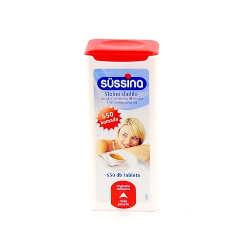 Sladilo dijetetsko Sussina tabl 650 11/2026