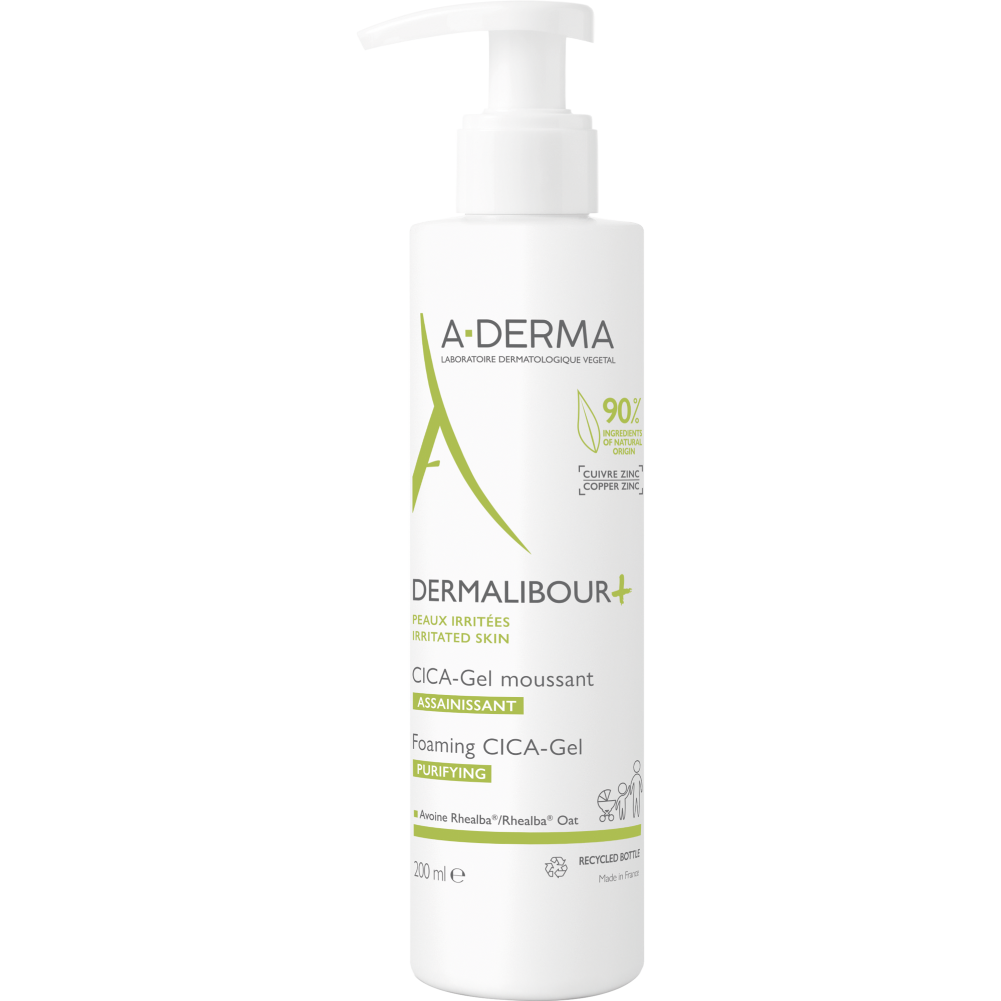 A-derma dermalibour pjenušavi cica gel 200 ml 11/2026