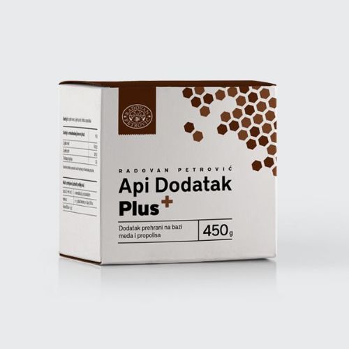 Api dodatak plus - Med s dodatkom proplisa 450 g 09/2026
