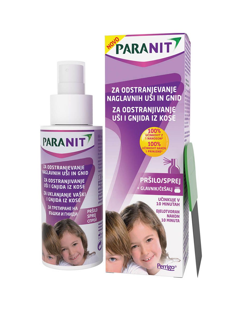 Paranit sprej za odstranjivanje uši i gnjida iz kose 100 ml