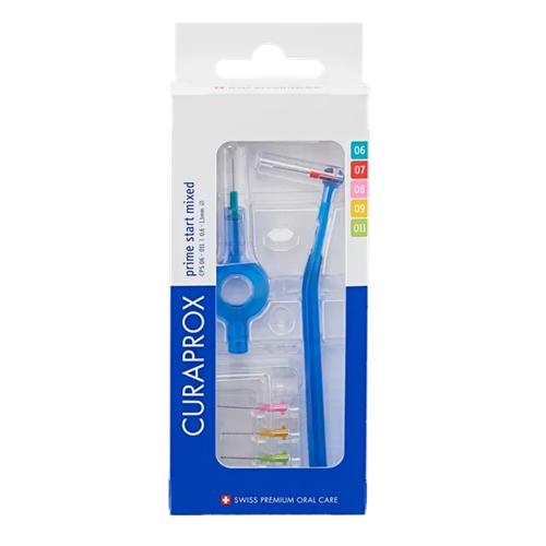 Curaprox set prime plus CPS 06-011 + držač UHS 409 + 470 mix četkica s dva držača