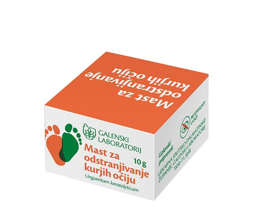 Mast za odstranjivanje kurjih očiju 10 g