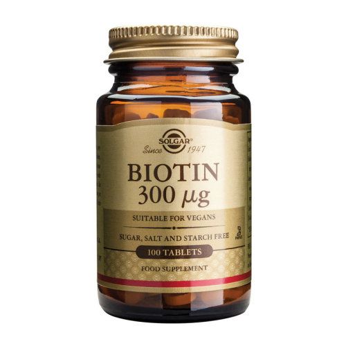 Solgar biotin 300 mg 12/2026