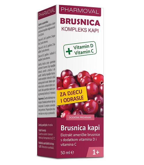 Brusnica kompleks kapi 50 ml