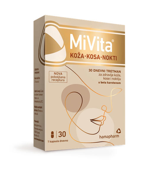 Mivita koža kosa nokti kaps. 30