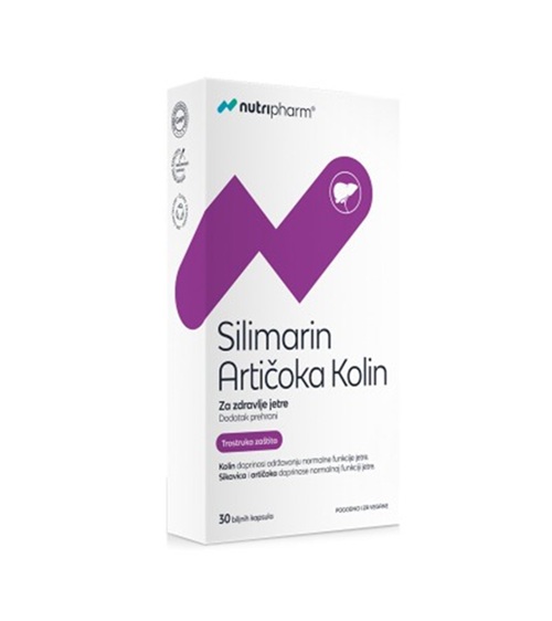 Nutripharm silimarin artičoka kolin 30 tbl.