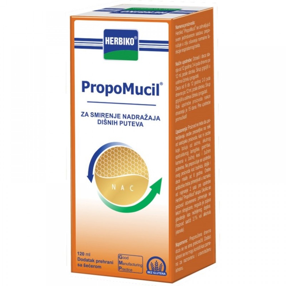 Herbiko propomucil s medom 120 ml