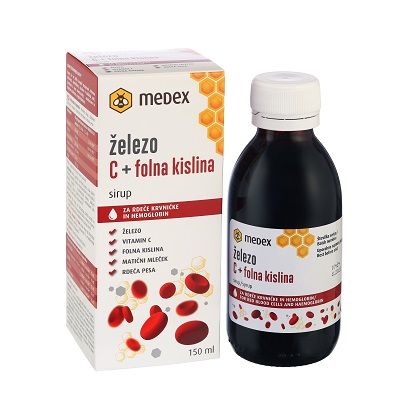 Medex željezo c + folna kiselina 150 ml