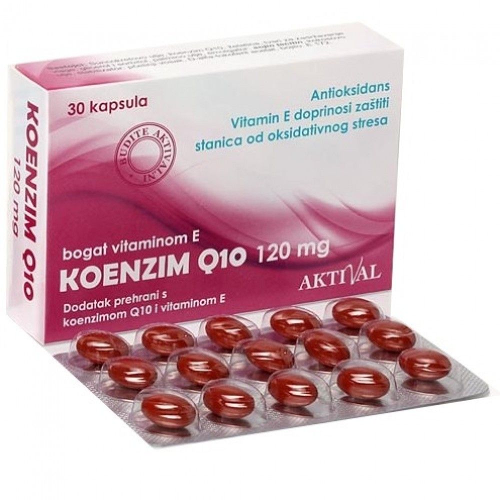 Aktival koenzim q10 120 mg 30 kaps. 09/2026