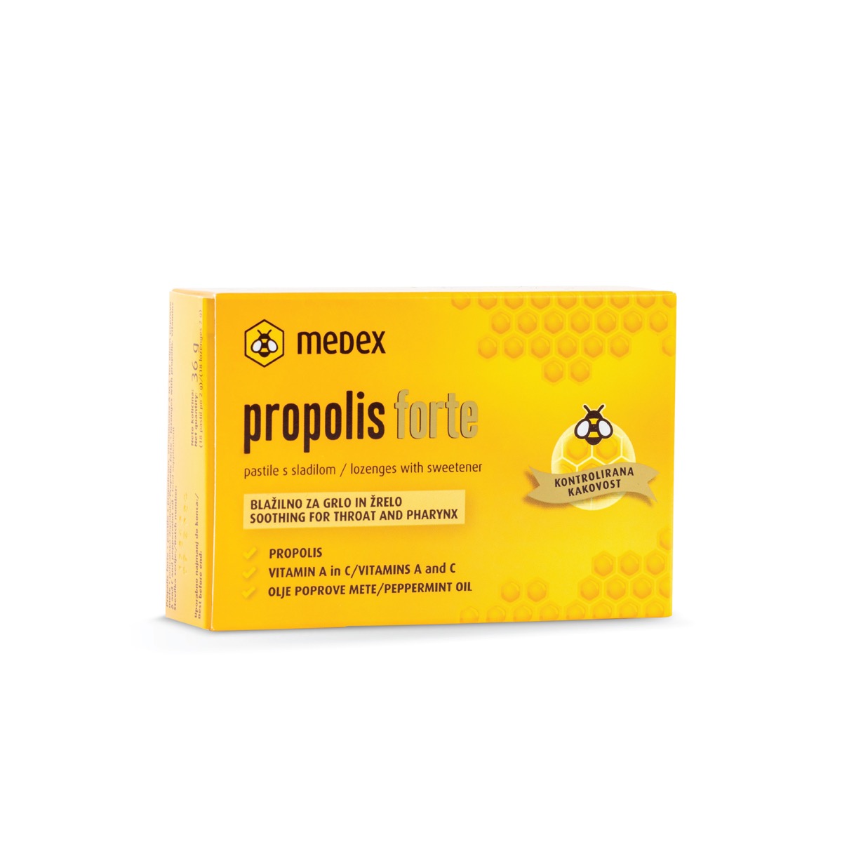 Medex propolis forte 18 pastila 09/2026