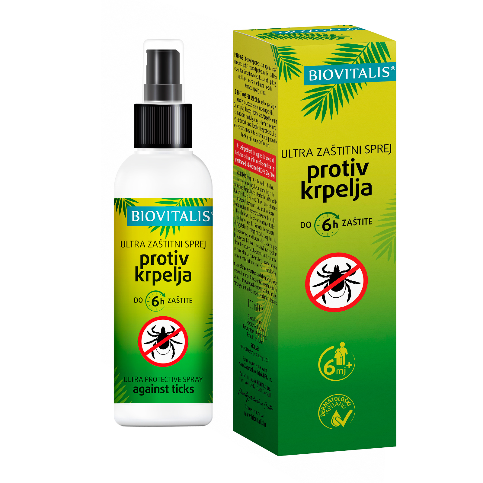 Biovitalis zaštitni sprej protiv krpelja 100 ml 07/2026