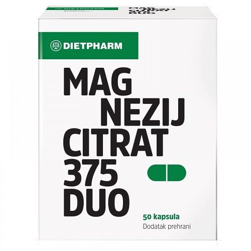 Magnezij citrat 375 duo 50 kaps. 07/2026