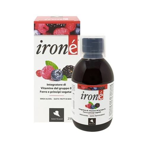 IRONE tekući dodatak prehrani s vitaminima B skupine, željezom i ekstraktima koprive i cikorije 250