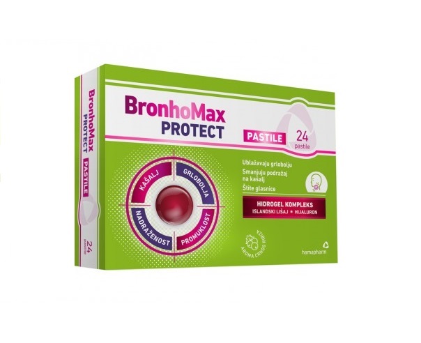 Bronhomax protect pastile a24