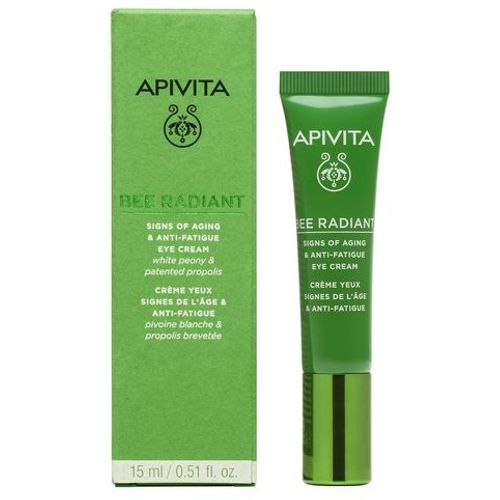 Apivita bee radiant peony krema za područje oko očiju 15 ml
