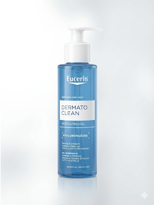 Eucerin dermatoclean gel mješovita koža 200 ml