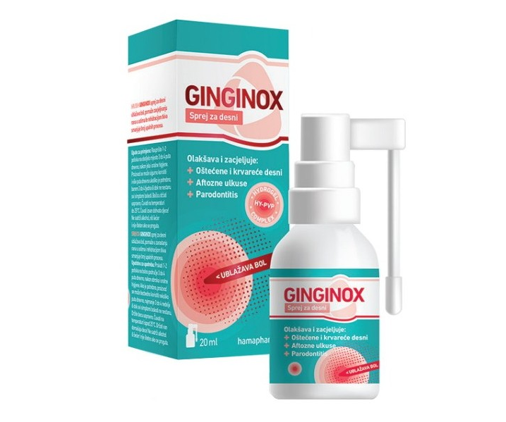 Ginginox sprej za desni 20 ml