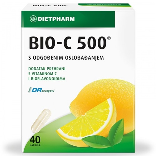 Dietpharm bio-c 500 40 kps. 07/2026