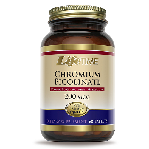 LifeTime chromium picolinate tbl 60 x 200 mcg