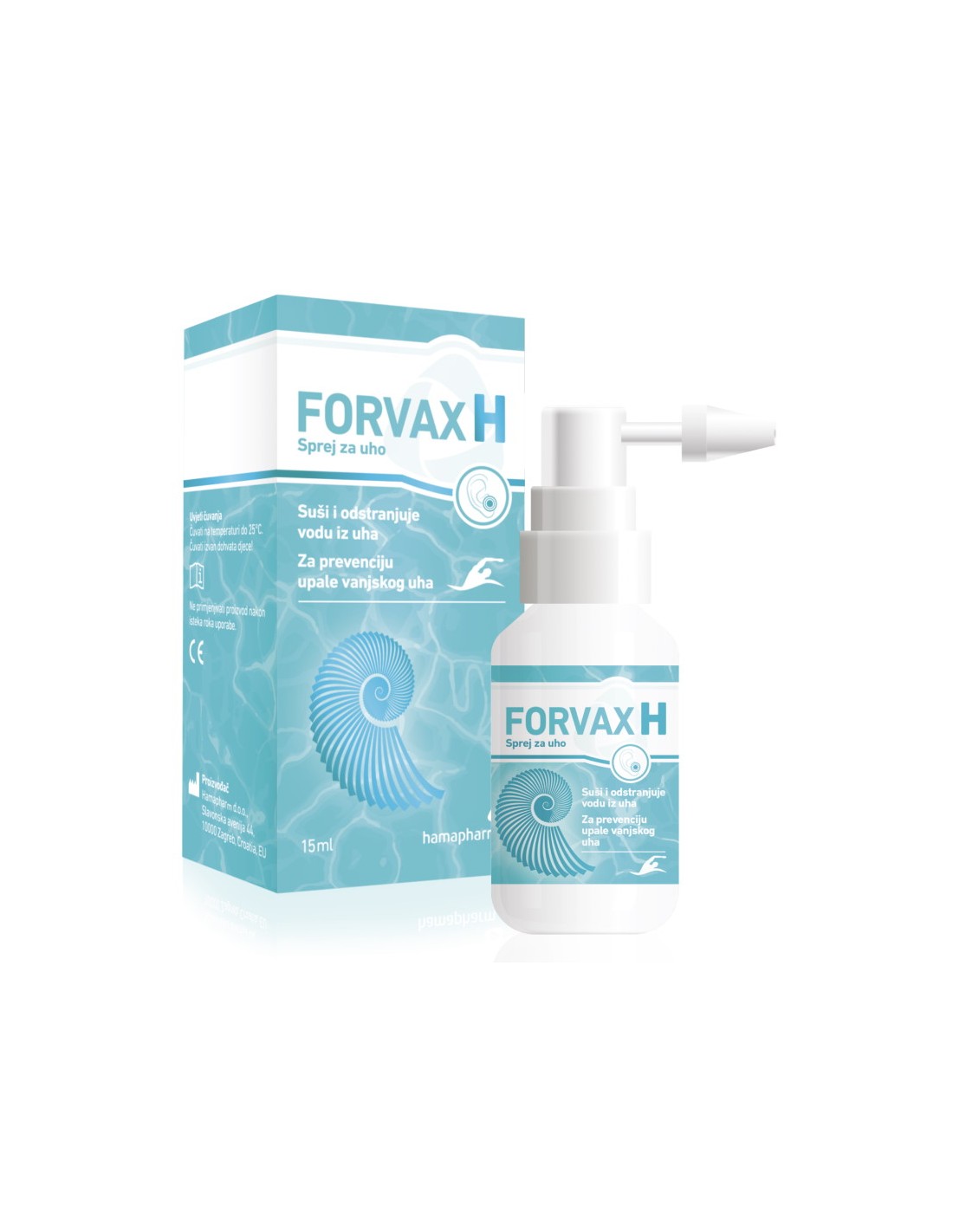 Hamapharm Forvax H sprej za uho 15 ml