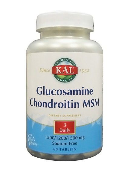 Kal glucosamine chondroitin msm 60 tableta