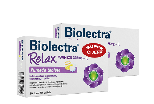 Hermes biolectra relax 375 mg šumeće (2 kom.) 09/2026