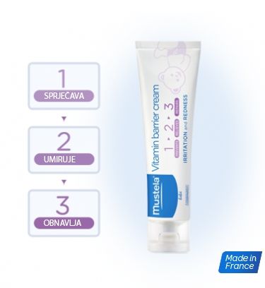 Mustela 123 zaštitna vitaminska krema 100 ml 11/2026