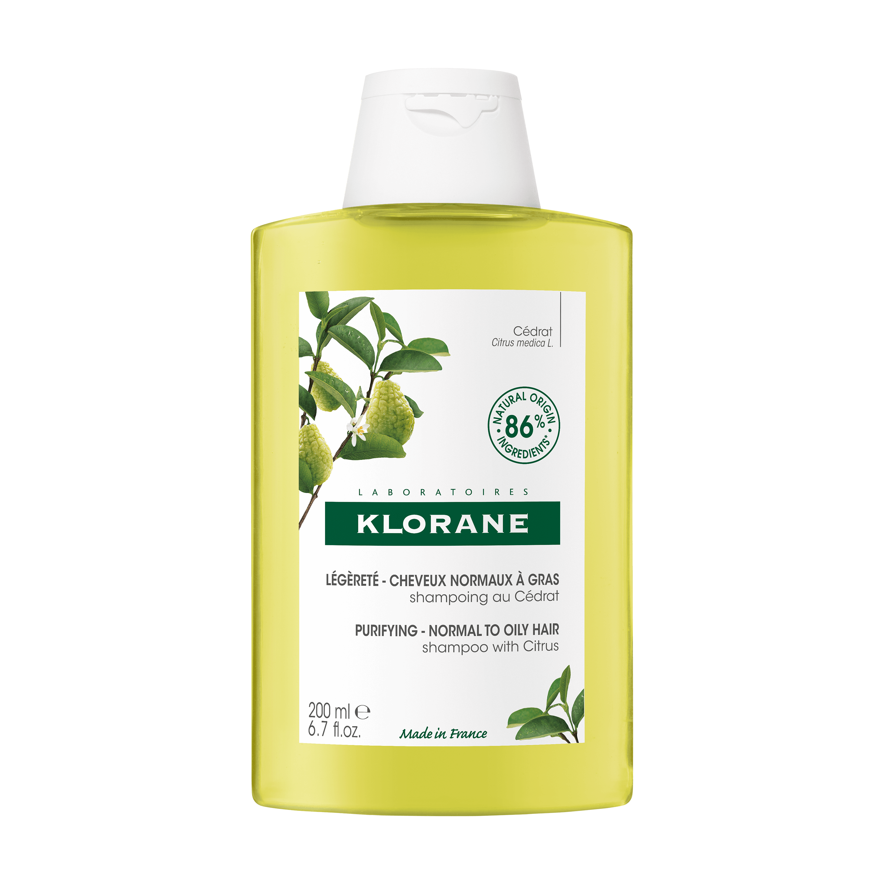 Klorane citrus revitalizirajući šampon 200 ml