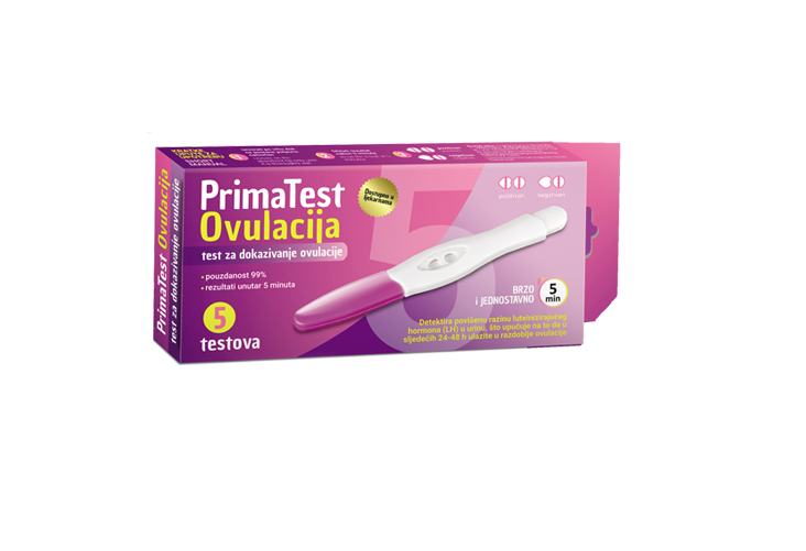 Test za dokazivanje plodnih dana primatest 5 kom 04/2026