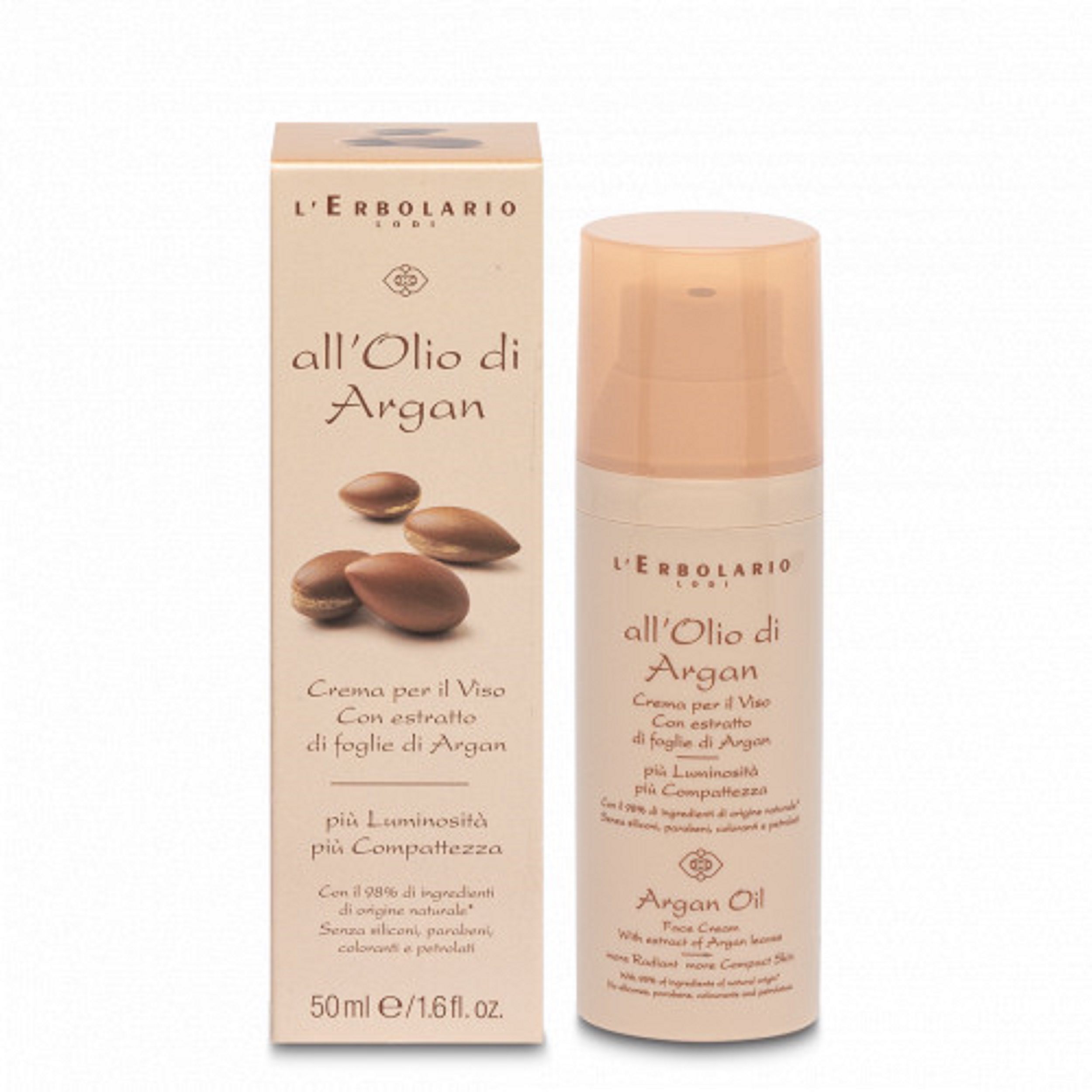 L'erbolario krema za lice s uljem argana 50 ml